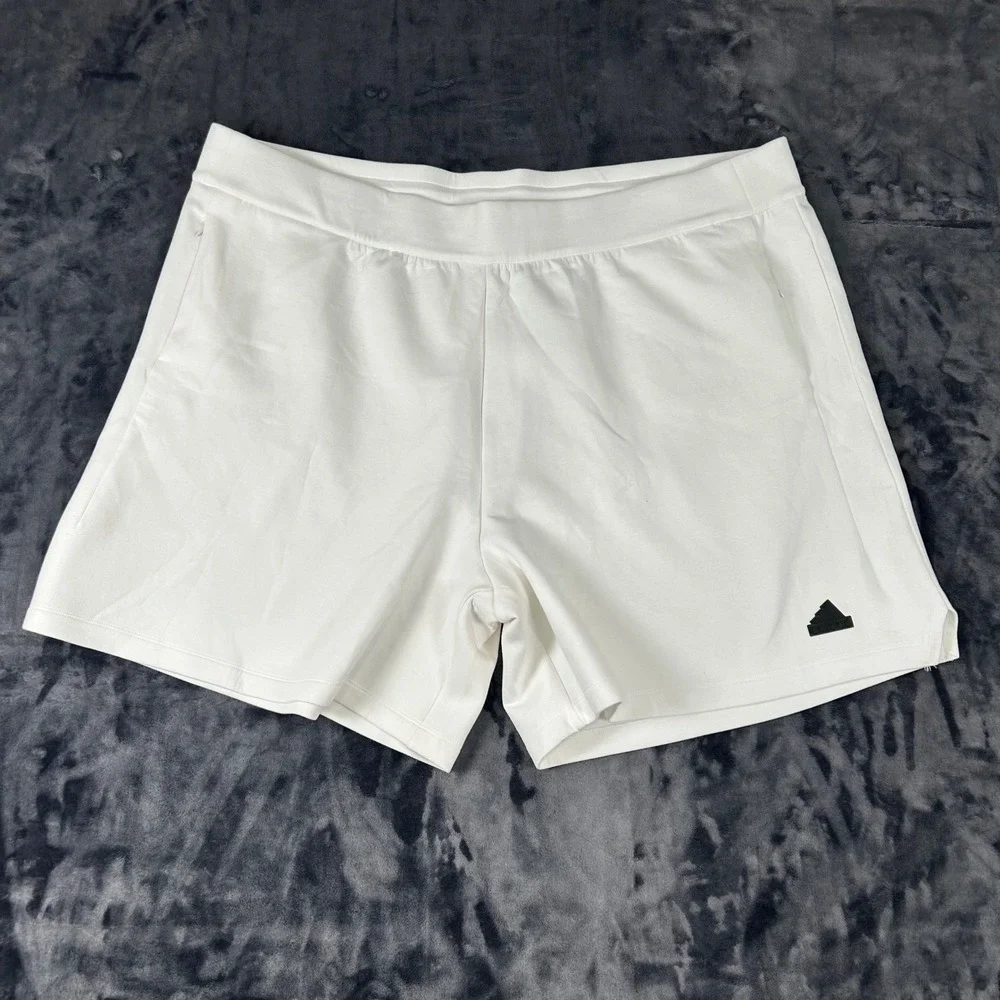 Adidas Z.N.E. Premium Shorts Mens 3XL White AEROREADY Multi Sport IN5098